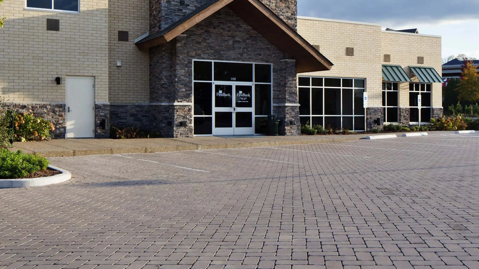 Outdoor permeable paver installation in San Francisco, CA.