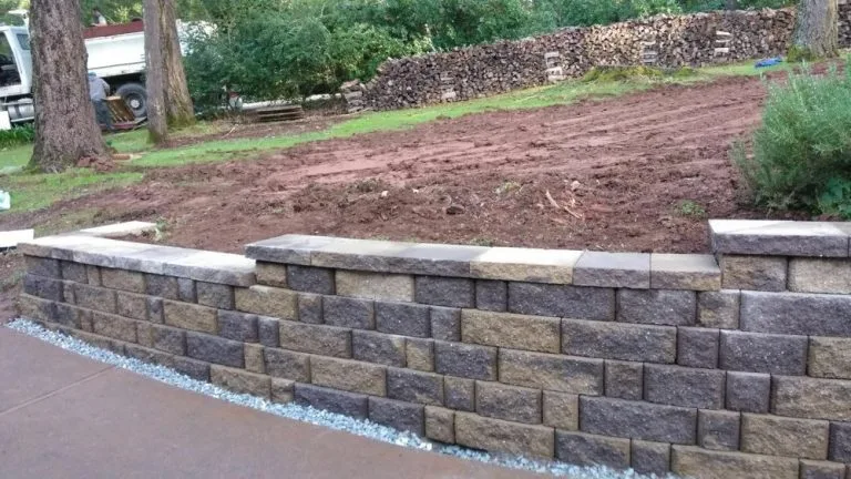Reason to build a retaining wall if you live on a hill