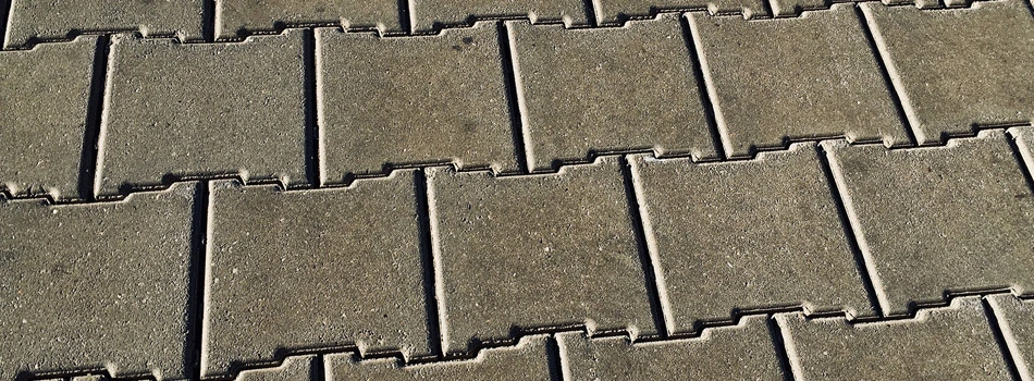 Outdoor interlocking paver patio installation in San Jose, CA.