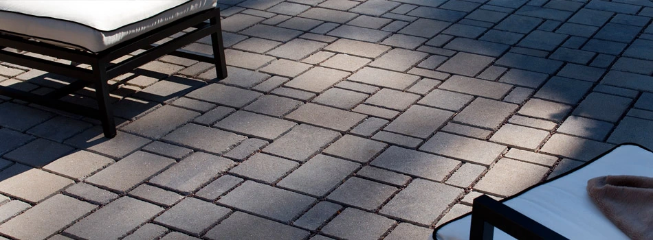 Outdoor paver patio installation final pictures in Benicia, CA.